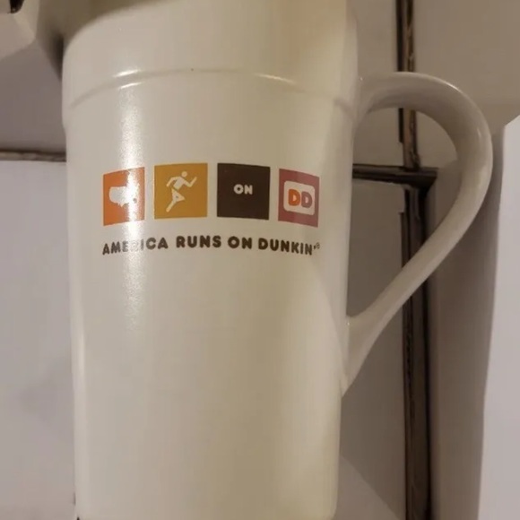 Vintage Dunkin Donuts Tall Mug 16 oz. 2012 Ceramic case of 12 - Picture 4 of 6